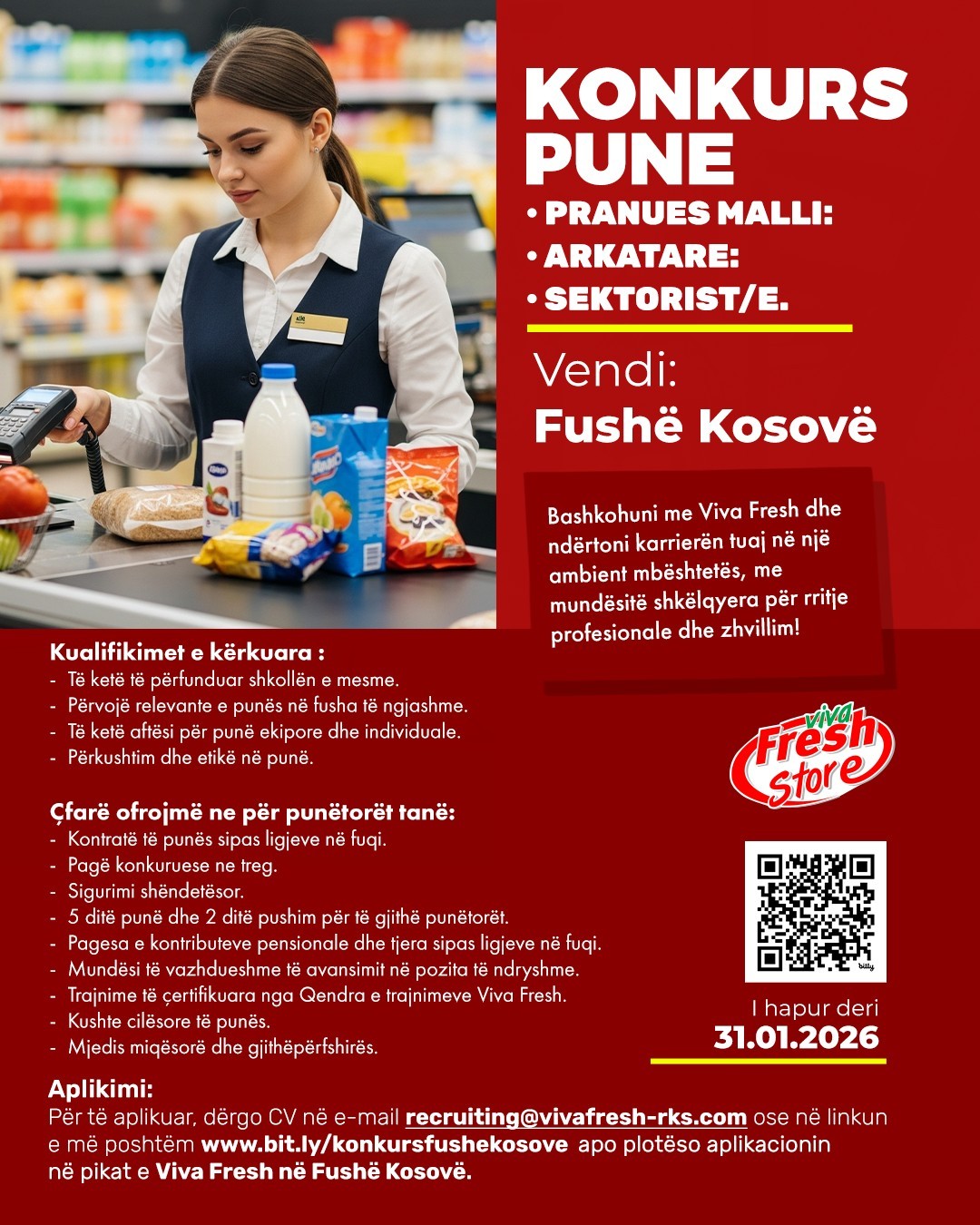 Pranues Malli, Arkatare, Sektorist/e - Fushë Kosovë